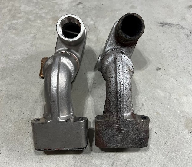Match the angles for the hose.